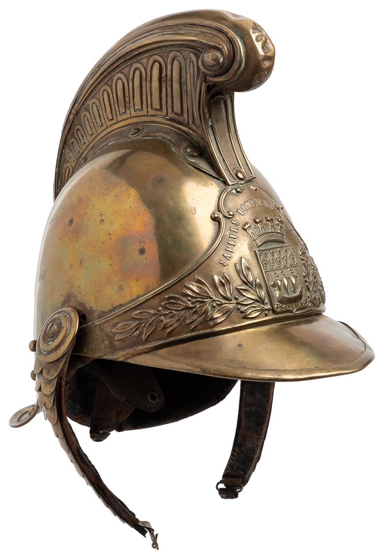 French Firefighters Helmet / Casques de Sapeurs Pompiers de... (1 of 6)