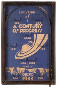 Chicago 1933 “Century of Progress” Souvenir Pinball / Bagat...