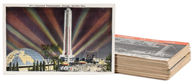 Chicago 1933 Century of Progress Postcard Collection (58). ...