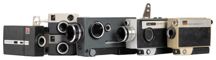 Collection of 19 Kodak Super 8 Movie Cameras. Eastman Kodak...