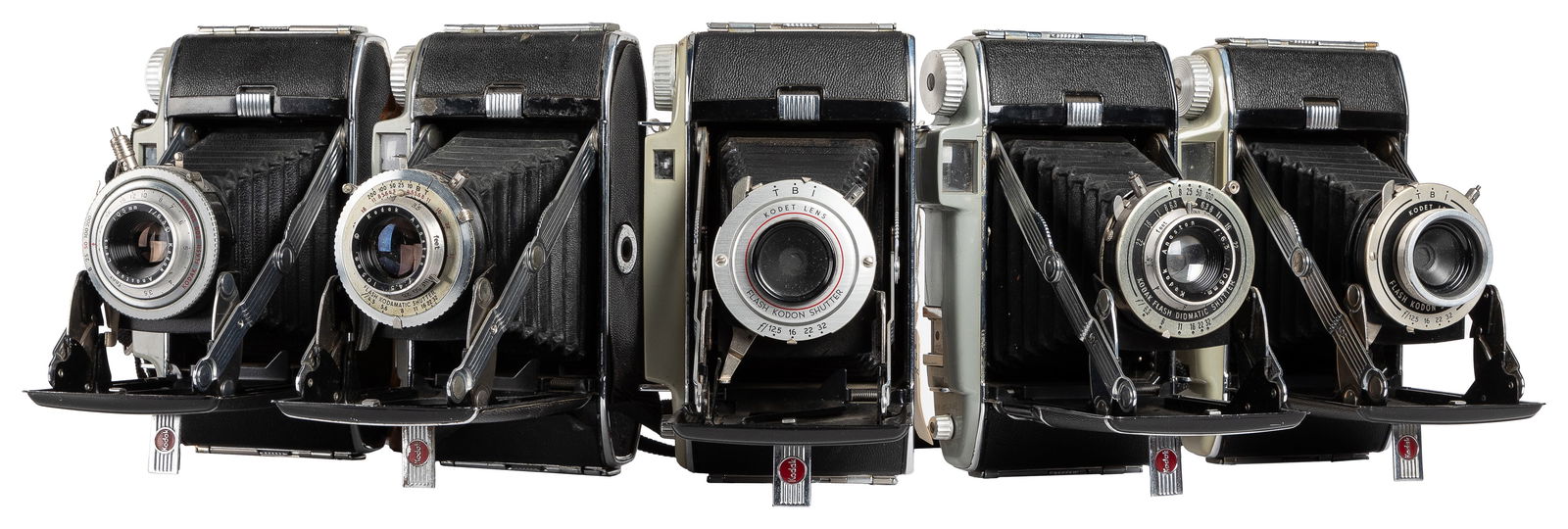 Collection of 15 Folding Kodak Cameras / Tourist, Vigilant,... (1 of 5)