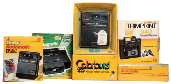Collection of 26 Kodak Instant Cameras, Some in Original Pa...