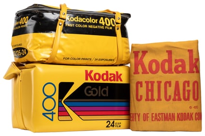 Three Kodak Film Bags. Eastman Kodak Company, 20th century....