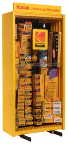 Kodak Film Store Display Filled with Film Boxes. Circa 1990...