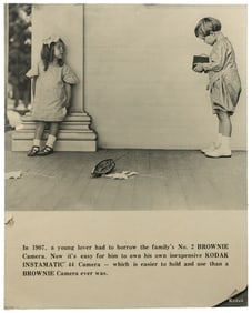 Pair of Kodak Instamatic 44 Camera Standees. Eastman Kodak ...