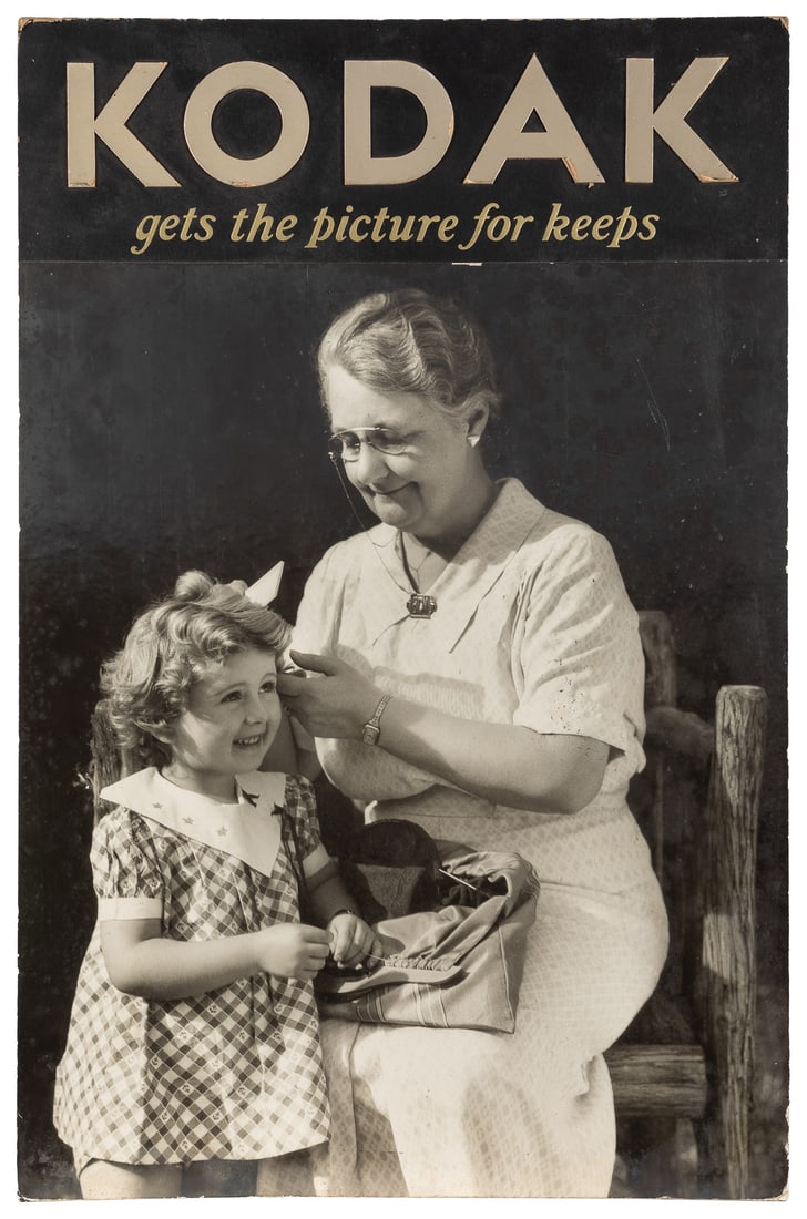 Kodak Home-Made Standee, “Kodak gets the picture for keeps”... (1 of 1)