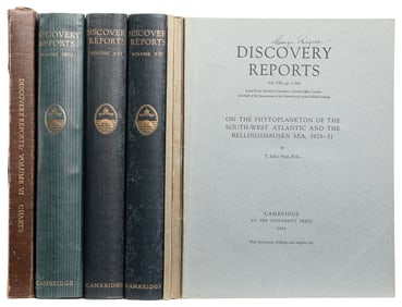  [ANTARCTIC WHALE FISHERY]. [VARIOUS AUTHORS]. Four Volumes ...