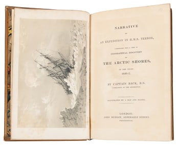 BACK, George (1796-1878). Narrative of an Expedition in H. ...