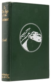 COOK, Dr. Frederick A. (1865-1940). To the Top of the Conti...