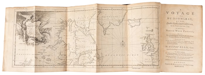 ELLIS, Henry (1721-1806). A Voyage to Hudson’s-Bay, by the ...