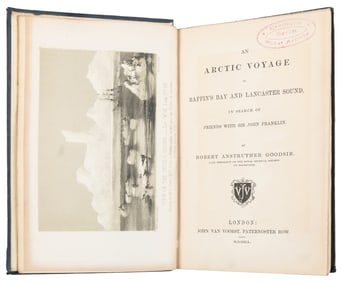 GOODSIR, Robert Anstruther (1823-1895). An Arctic Voyage to...