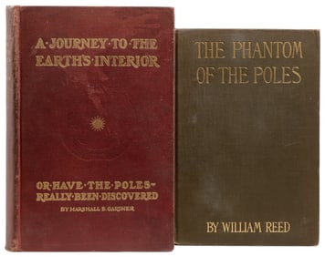  [HOLLOW EARTH]. Pair of Vintage Titles About the “Hollow Ea...