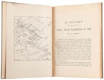  HOPPIN, B[enjamin] (1851-1923). A Diary Kept with the Peary...