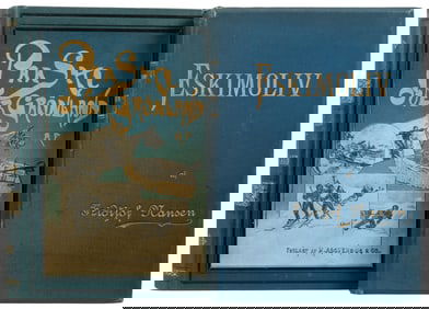 NANSEN, Fridtjof (1861-1930). Pair of First Norwegian Editi...