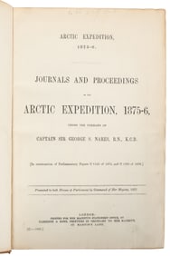 NARES, Captain Sir George (1831-1915). Arctic Expedition, 1...