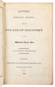  [PARRY, Sir William Edward (1790-1855)]. Letters Written Du...