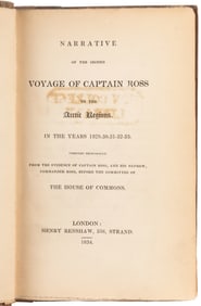 ROSS, John (1777-1856). Narrative of the Second Voyage of C...