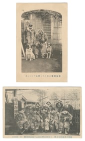  [POSTCARDS]. [SHIRASE, Nobu (1861-1946)] [Nankyoku Tanken R...