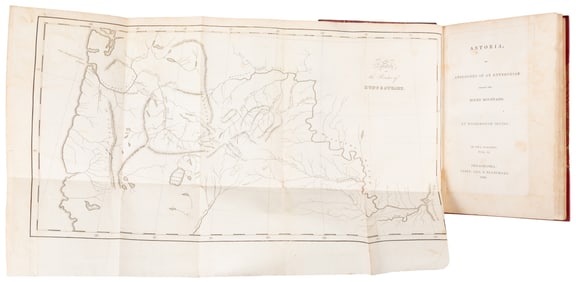 IRVING, Washington (1783-1859). Astoria, or Anecdotes of an...