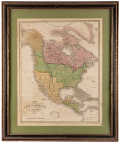  [MAPS]. VANCE, D[avid] H. Map of North America Including Al...