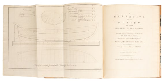 BLIGH, William (1754-1817). A Narrative of the Mutiny, on B...