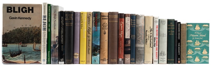  [BOUNTY MUTINEERS]. Group of 24 Titles Related to the Mutin...