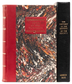  [BOUNTY MUTINEERS]. Pair of Early Titles About the Mutiny o...