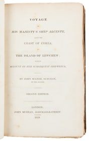 M’LEOD, John (1777?-1820). Voyage of His Majesty’s Ship Alc...