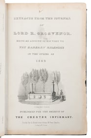  [BARBARY]. GROSVENOR, Lord R. (1801-1893). Extracts from th...