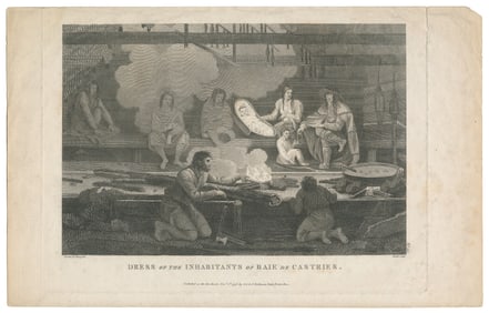  [ENGRAVING]. LA PÉROUSE, Jean François (1741-1788). Dress o...