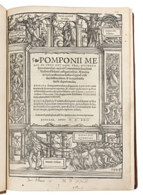  [ANCIENT GEOGRAPHY]. POMPONIUS MELA (1st Century B.C. - 45 ...