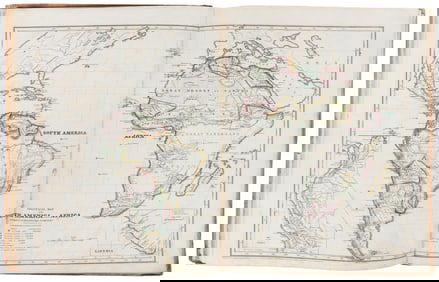  [ATLASES]. WOODBRIDGE, William C. (1794-1845). Modern Atlas...