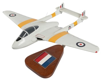  [AVIATION]. Desktop Model of the De Havilland Vampire Jet F...