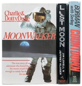  [NASA ASTRONAUTS]. [GEMINI 7, APOLLO MISSIONS]. Trio of Sig...