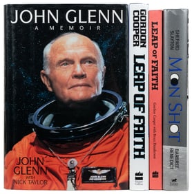  [NASA ASTRONAUTS]. [MERCURY MISSIONS]. Group of 3 First Edi...