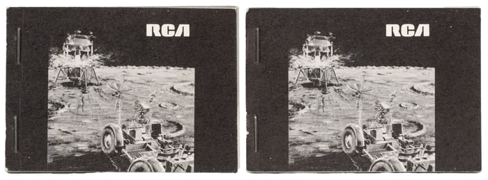 [NASA MEMORABILIA]. Pair of RCA Flip Book Movies of the Lif...