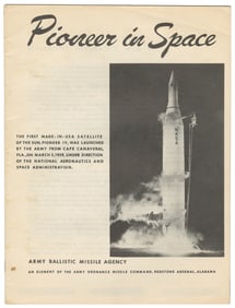  [NASA AND ARMY BALLISTIC MISSILE AGENCY]. Pioneer in Space....