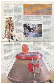  [SOVIET SPACE PROGRAM]. LEONOV, Alexei (1934-2019), SHATALO...