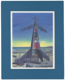  [VON BRAUN, Wernher (1912-1977), association]. Pair of Colo...