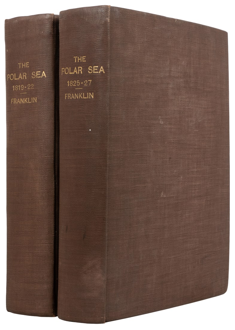 FRANKLIN, Sir John (1786-1847). Narrative of a Journey to t...: FRANKLIN, Sir John (1786-1847). Narrative of a Journey to the Shores of the Polar Sea, in the Years 1819, 20, 21, and 22. London: John Murray, 1823. [And:] ibid. Narrative of a Second Expedition to th