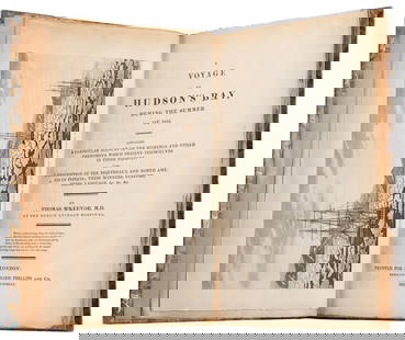 M’KEEVOR, Thomas. A Voyage to Hudson’s Bay, During the Summ...: M’KEEVOR, Thomas. A Voyage to Hudson’s Bay, During the Summer of 1812… London: Sir Richard Phillips and Co., 1819. 8vo. Illustrated with 6 plates, including frontispiece. [iv, includ