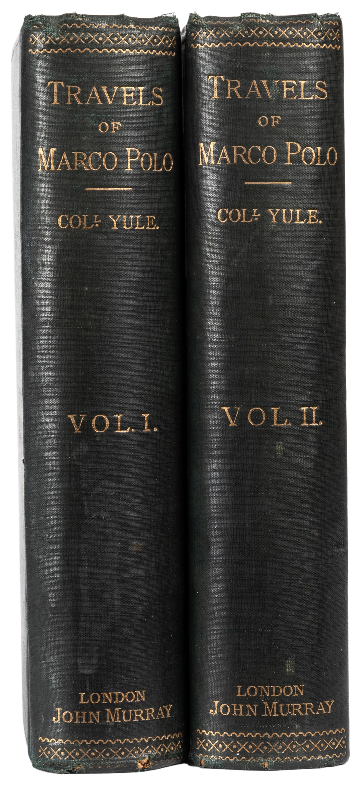 YULE, Colonel Henry (1820-1889). The Book of Ser Marco Polo...: YULE, Colonel Henry (1820-1889). The Book of Ser Marco Polo, the Venetian, Concerning the Kingdoms and Marvels of the East. London: John Murray, 1875. 8vos. Illustrated throughout. 2 volumes. 444; 606