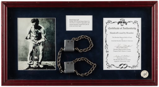 HOUDINI, Harry (Erik Weisz, 1874 – 1926). Houdini Wood Chai...