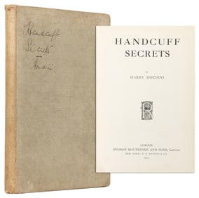 HOUDINI, Harry (Erik Weisz, 1874 – 1926). Handcuff Secrets....