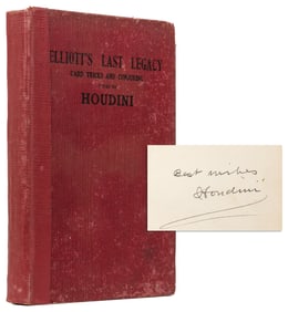 HOUDINI, Harry (Erik Weisz, 1874 – 1926), ed. Elliott’s Las...