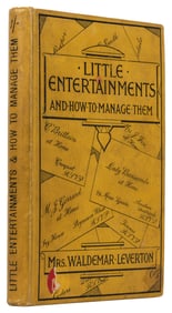 [HOUDINI AUTOGRAPH] LEVERTON, Mrs. Waldemar. Little Enterta...