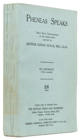 DOYLE, Arthur Conan (1859–1930). Pheneas Speaks: Direct Spi...