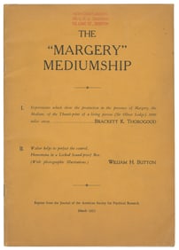 [MARGERY THE MEDIUM] The Margery Mediumship. [Boston?], Mar...