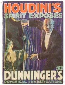 DUNNINGER, Joseph (1892 – 1975). Houdini’s Spirit Exposes a...
