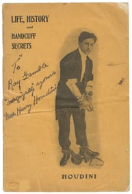 HOUDINI, Harry (Erik Weisz, 1874 – 1926). Life, History and...